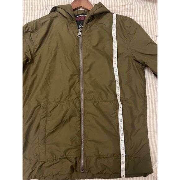 AETHER Lightweight Hooded Jacket – Olive/Maroon - Picture 15 of 16